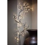 Mulcolor Vines for Room Decor,Christmas Decorations Indoor Home Decor Artificial Plants Flowers Tree Willow Vine Lights 144 LEDs for Walls Bedroom
