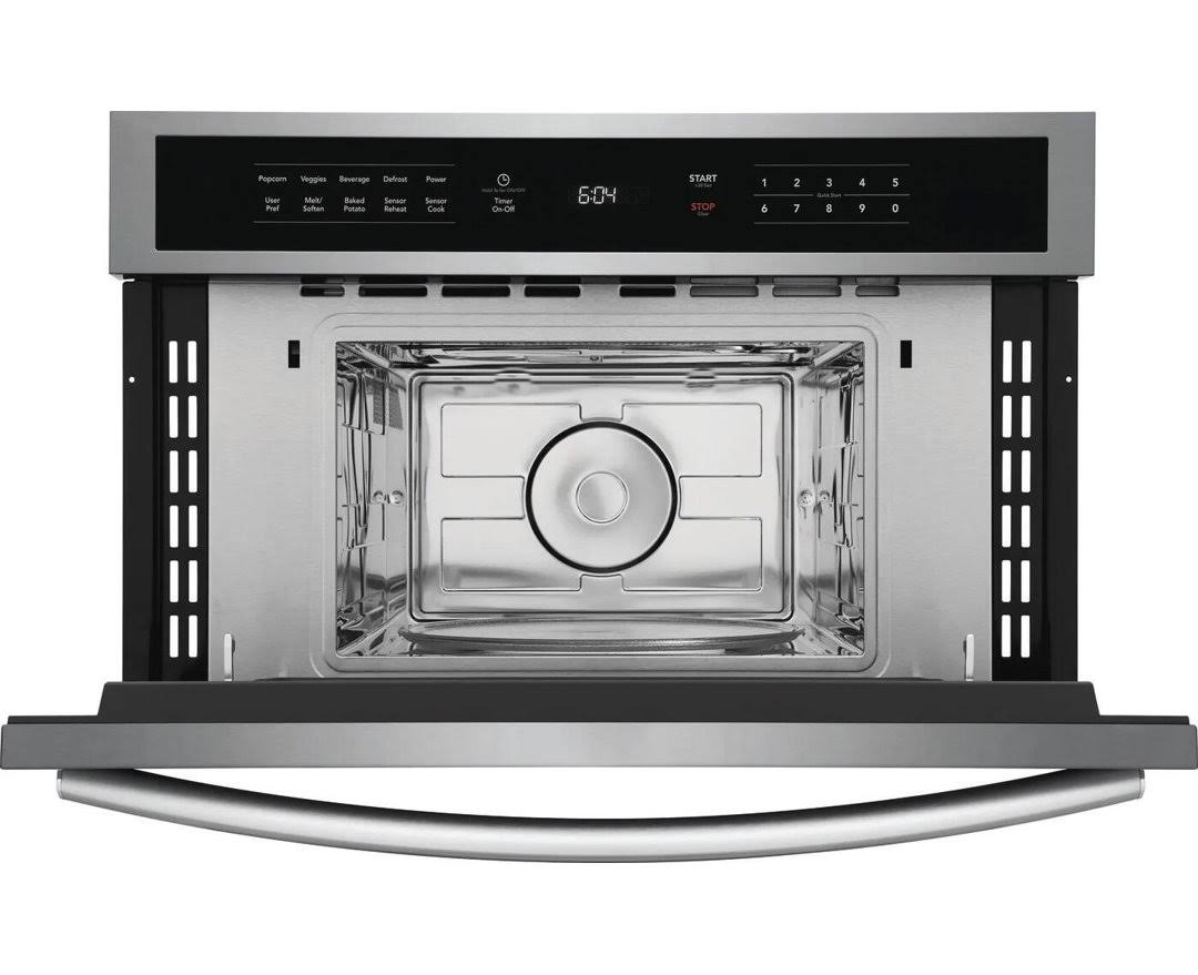 0b431894b3341979bf2801d0cb8a7649ff42a9ea3478bd2737fd7f9e9f60ef86.jpg Frigidaire Gallery 30" Built-In Microwave Oven with Drop-Down Door Stainless Steel GMBD3068AF - Image 1