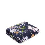 Vera Bradley Bloom Boom Navy Packable Fleece Blanket One-Size