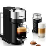 Nespresso by De'Longhi Vertuo Next Chrome Coffee and Espresso Machine with Aeroccino