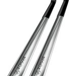 ZOMAKE Long Handled Shoe Horn Stainless Steel Shoehorn for Boots 2 Pcs, Metal/2pc, Large