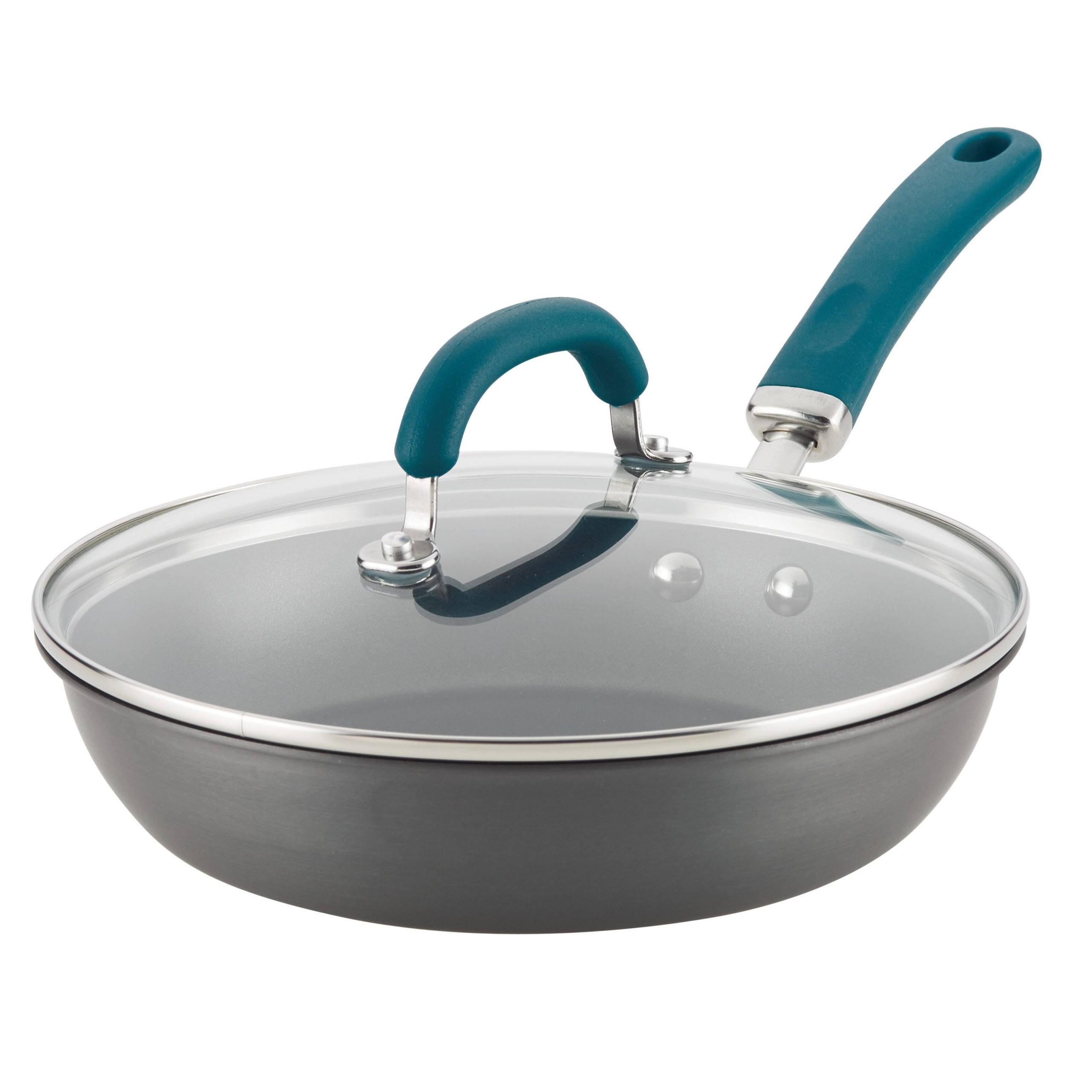 0b81db91068e64db916f3d886d925899d2a9254097fa0e9bba0d54a0cdf3fbb2.jpg Rachael Ray Deep Skillet, Covered - Image 1