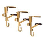 Village Lighting Company Gold Mantle Garland and Stocking Holder (3-pack)