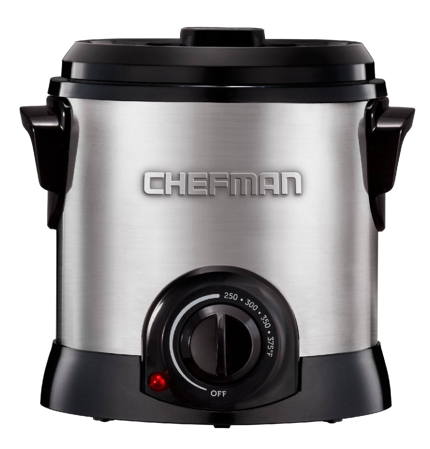 0bb0c98c23597920d667faa17f39b05c18a66e128ac310a5f730967c601c2f1b.jpg Chefman Fry Guy Deep Fryer - Image 1