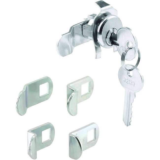 0bbb5ce17f5fe3b76d2c6e17286c45b0a3d146bbb1d1e229cddcc9593a4917a4.jpg Prime-Line S 4140 Mailbox Lock - Replacement, Multipurpose Mailbox Lock for Several Brands - Nickel Finish, Ilco 1003M Keyway, Opens Counter-Clockwise - Image 1
