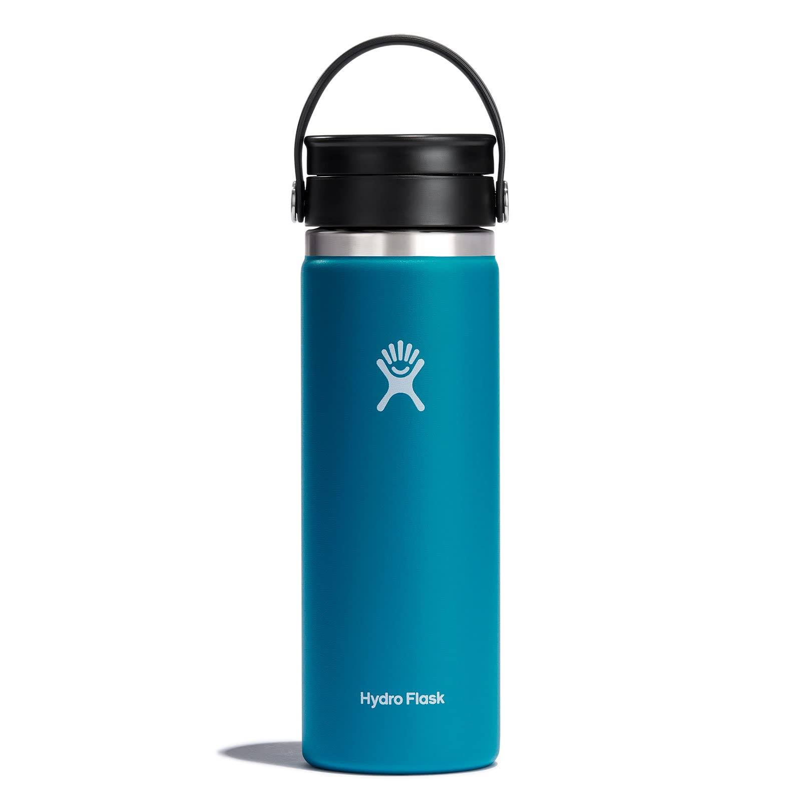 0bbe5da99d2c9c3a2f9fb1963e1ecb303cadfe4361be496772e244beccad2fa4.jpg Hydro Flask 20 oz Coffee Wide Mouth with Flex Sip Lid, Laguna - Image 1