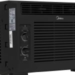 Midea 5,000 BTU 115V Mechanical Window Air Conditioner, Black