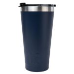 RTIC 16oz Pint Tumbler, Navy, Matte, Stainless Steel & Vacuum Insulated, Flip-Top Lid