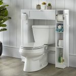 Jordane 34.1" W x 38.3" H x 6.5" D Over The Toilet Storage Latitude Run Finish: White