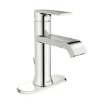 Moen Ws84760 Genta Single Hole Single-Handle Bathroom Faucet in Chrome