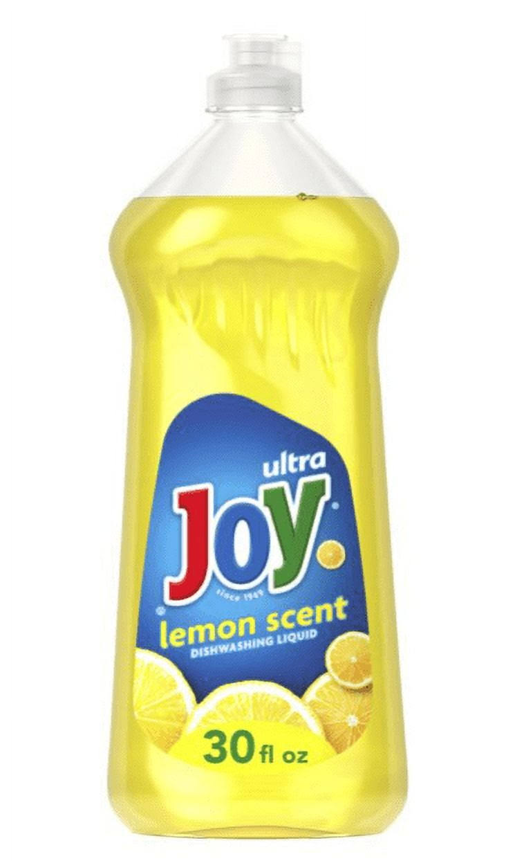 0c74ce5fdb3911856999ca729258ffb97ee1088588a9b41a3c53188f007f5628.jpg Ultra Joy Dishwashing Liquid, Lemon Scent 30 fl oz - Image 1
