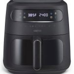 Crux - 8-Qt. Digital Air Fryer Kit with TurboCrisp - Black
