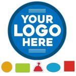 Sunshine Stickers Custom Waterproof Vinyl Stickers with Your Image Photo Text or Logo | Personalized Dishwasher Safe Label for Business Logo