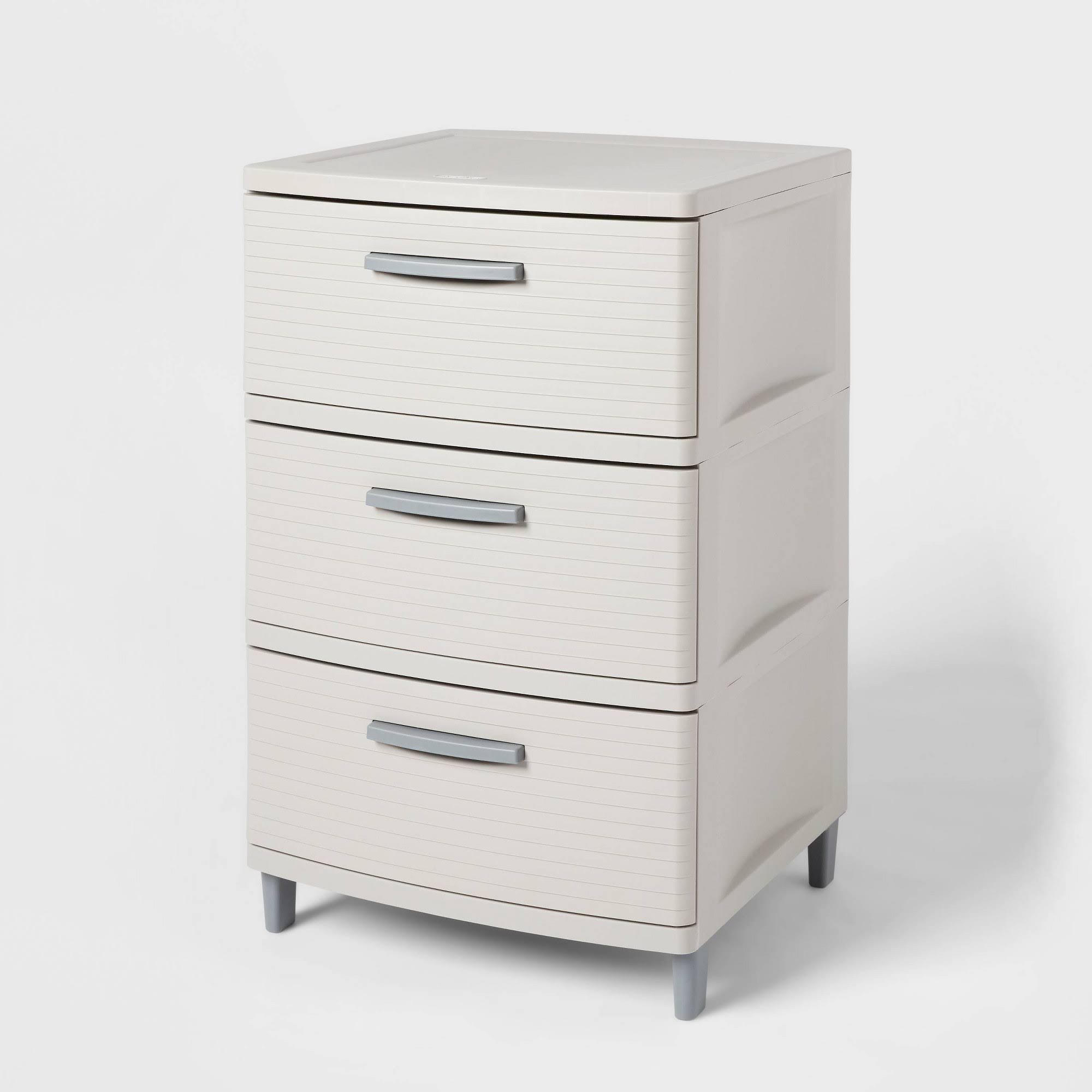 0cc7d5845d81b68f66b4bed1f2568c5d283c69feaa491a4b5b2bbfe06c876246.jpg 3 Drawer Storage Cabinet Gray - Brightroom - Image 1
