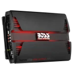 BOSS Audio Systems PV3700 5 Phantom Series Car Audio Amplifier - 3700 High Output, 5 Channel, 2/4 Ohm Stable, Low/High Level Inputs, High/Low Pass Crossover, Full Range, Bridgeable, Subwoofer