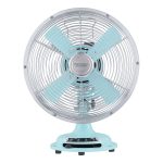 Better Homes & Gardens 8" Retro 3-Speed Metal Table Fan, Mint