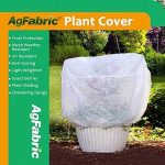 Agfabric Plant Cover Warm Worth Frost Blanket - 0.95 oz Fabric of 28''Hx34''Dia Shrub Jacket, 3D Round Plant Cover for Season Extension&Frost
