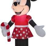 Gemmy 3.5 ft. Minnie Holding Candy Cane Inflatable