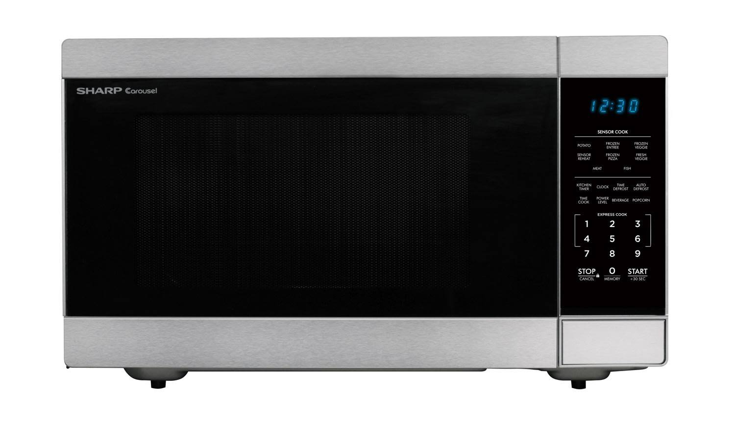 0e28dd53407856758211bbd4f4c84d3015750c0d5ce70d927fee701ab9a09fbc.jpg Sharp 2.2 Cu. ft. 1200W Stainless Steel Countertop Microwave Oven - Image 1