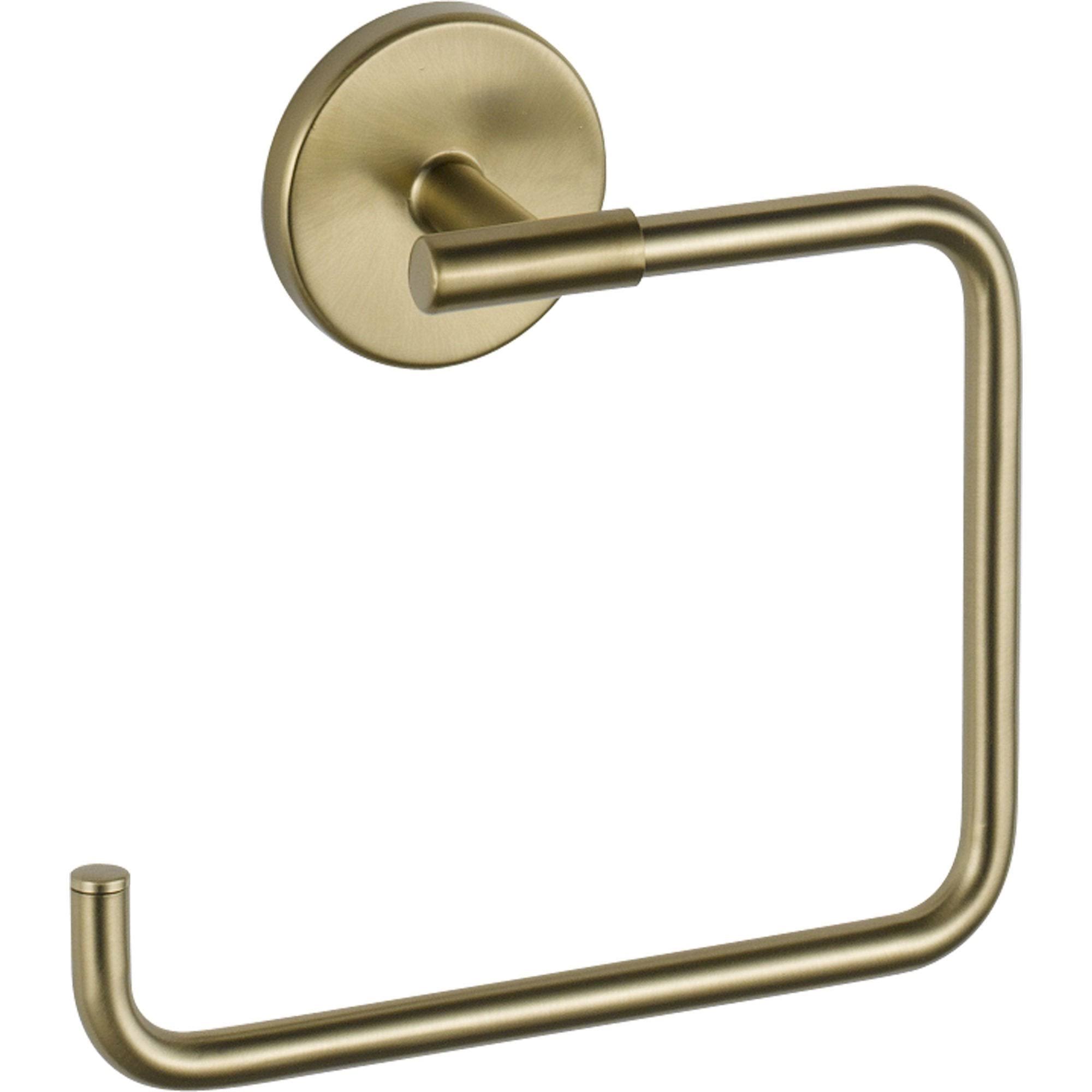 0e35220458f7f221e513468daf17d3cedbd217eee32b7b45ff018ecaaf56aed3.jpg Delta - 759460-CZ - Trinsic Towel Ring Champagne Bronze - Image 1