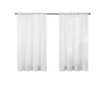 Mainstays Sheer Voile Single Curtain Panel - White - 59 x 63 in