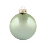 12ct Shiny Lime Green Glass Ball Christmas Ornaments 2.75 inch (70mm)
