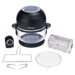 Fritaire Self-Cleaning Glass Bowl Air Fryer, 5-Qt, White