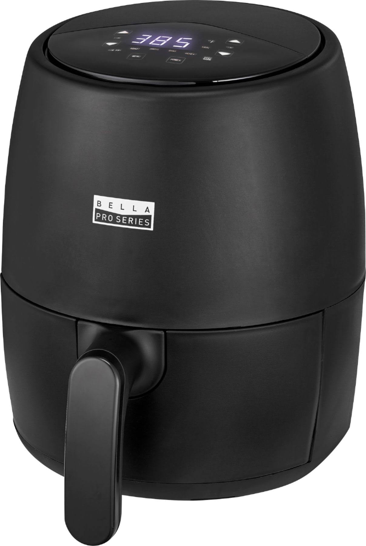 0ea88cf0a3a2ce1706ad39037f6dce1014268d953e71327d978ee92239769b31.jpg Bella Pro Series - 2-Qt. Touchscreen Air Fryer - Black Matte - Image 1