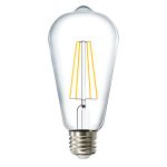 Sunco Lighting ST64 LED Bulb, Dimmable, Waterproof, 8.5w=60w, 3000K Warm White, Vintage Edison Filament Bulb, 800 lm, E26 Base, Restaurant or String