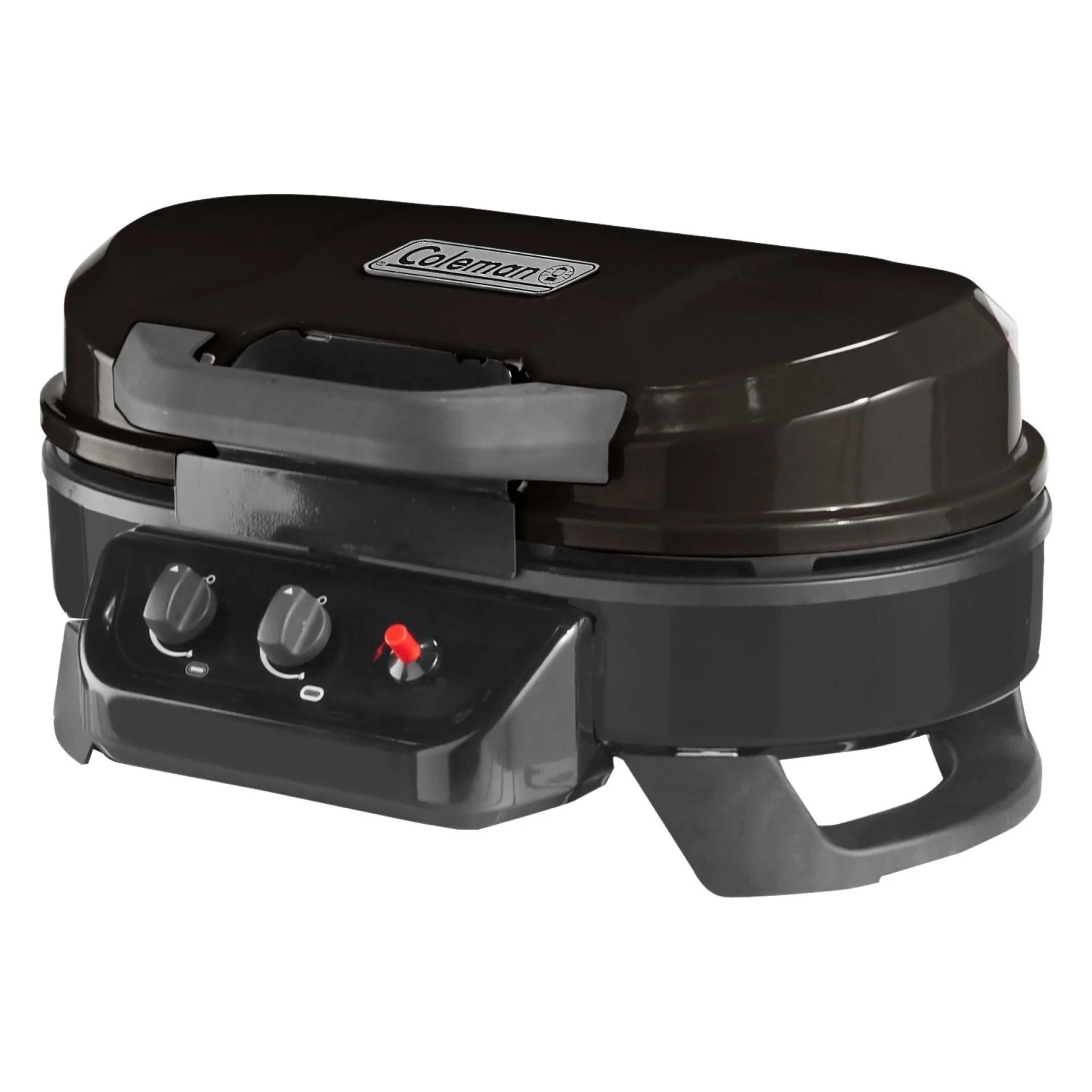 0ec1b885697bad1ba43a09bfe33964d72da74343698a4b637b1ef7399296f164.webp Coleman Roadtrip 225 Tabletop Propane Gas Grill, Black - Image 1