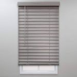 Perfect Lift Window Treatment Driftwood Gray 2 in. Cordless Room Darkening Faux Wood Blind 26 in. W x 48 in. LActual Size: 26 I