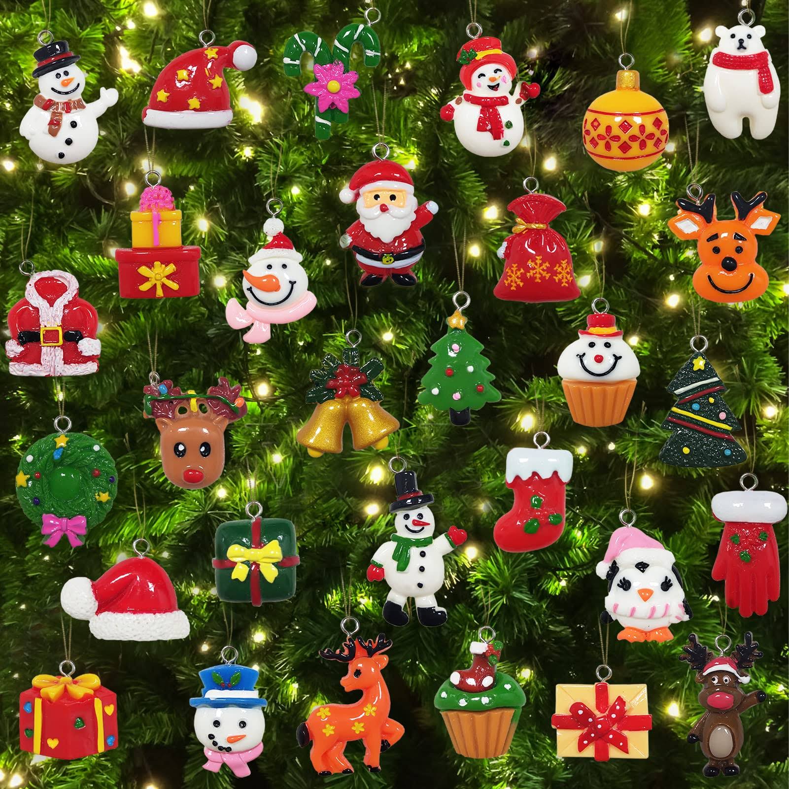 0f573e6828e312dd7c33f4ef091780ed536876d0d5eefcf41ddd8e13a9e0d007-1.jpg 30pcs Christmas Mini Ornaments - Small Resin Christmas Ornaments for Mini Christmas Tree Decorations - Image 1