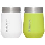 Stanley 2pk 10oz Stainless Steel Everyday Go Tumblers - White/Electric Yellow
