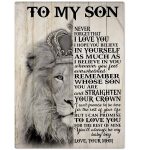Plaques for Son Gift Decoration My Son Never Forget I Love You Be Love from Mom Metal Tin Sign 8x12 inch