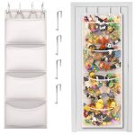 Honeyera The Original Stuffed Animal Storage (Patent Pending) - Over Door Organizer for Stuffies, Baby Ideas Holder, Toy Plush/Hammock Hanging Storage Net