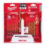 Milwaukee 48-89-4631 Titanium Shockwave Drill Bit Set, 23-Piece