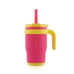 Reduce Kids Coldee Tumbler with Handle - Pink Lemonade 14 oz