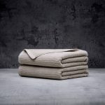 LUXOME Plush Performance 2-Piece Bath Towel Set | Dual-Loop Design | Ultra Soft | Highly Absorbent | Quick Drying | Oyster (Tan)