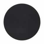 Mainstays Round Braided Table Place Mat - Black - 1 Each