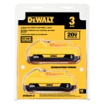 Dewalt 20V 3-Amp-Hours Lithium Power Tool Battery - 2 pack
