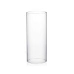 WGV Clear Glass Hurricane Candle Holder Vase 10-Inch