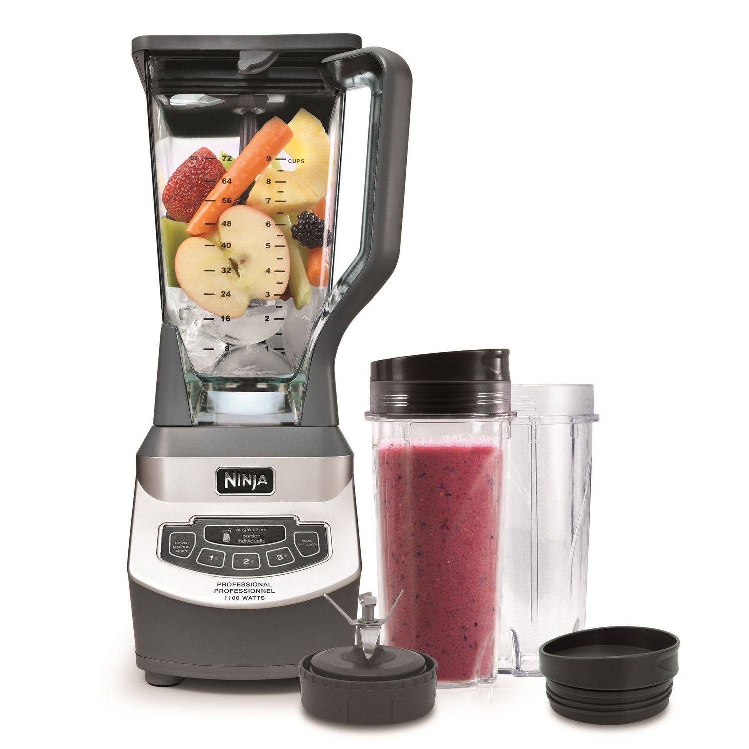 103f4b3e0e5d16af01e6d1a42132db0c7e55dca71d391c13329f566c6e9def56.jpg Ninja Professional Blender & Nutri Ninja Cups (BL660C) - Image 1