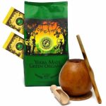 Yerba Mate Natural Gourd/Tea Cup Set Gray (Original Traditional Mate Cup - 8 oz) | Includes 2 Bombillas (Yerba Mate Straws) & Cleaning Brush | Grey