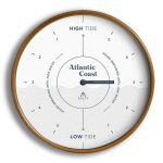 Tide Clock - Atlantic Coast Classic White | Salty Home