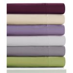 Tribeca Living 350 Thread Count Cotton Percale King Pillowcases - White