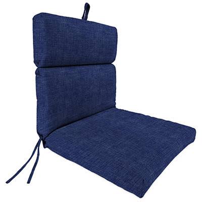 109692f307d01eecce453900c794e0e79091ca20ba3606650151b489617f432e.jpg Jordan Manufacturing - Celosia Indigo Outdoor Chair Cushion - Image 1