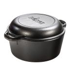 Lodge Cast Iron Double Dutch Oven 5 Quart