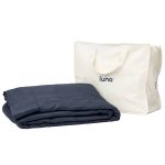 Luna Luxe Kids Bamboo Weighted Blanket in Indigo | 10lbs Twin