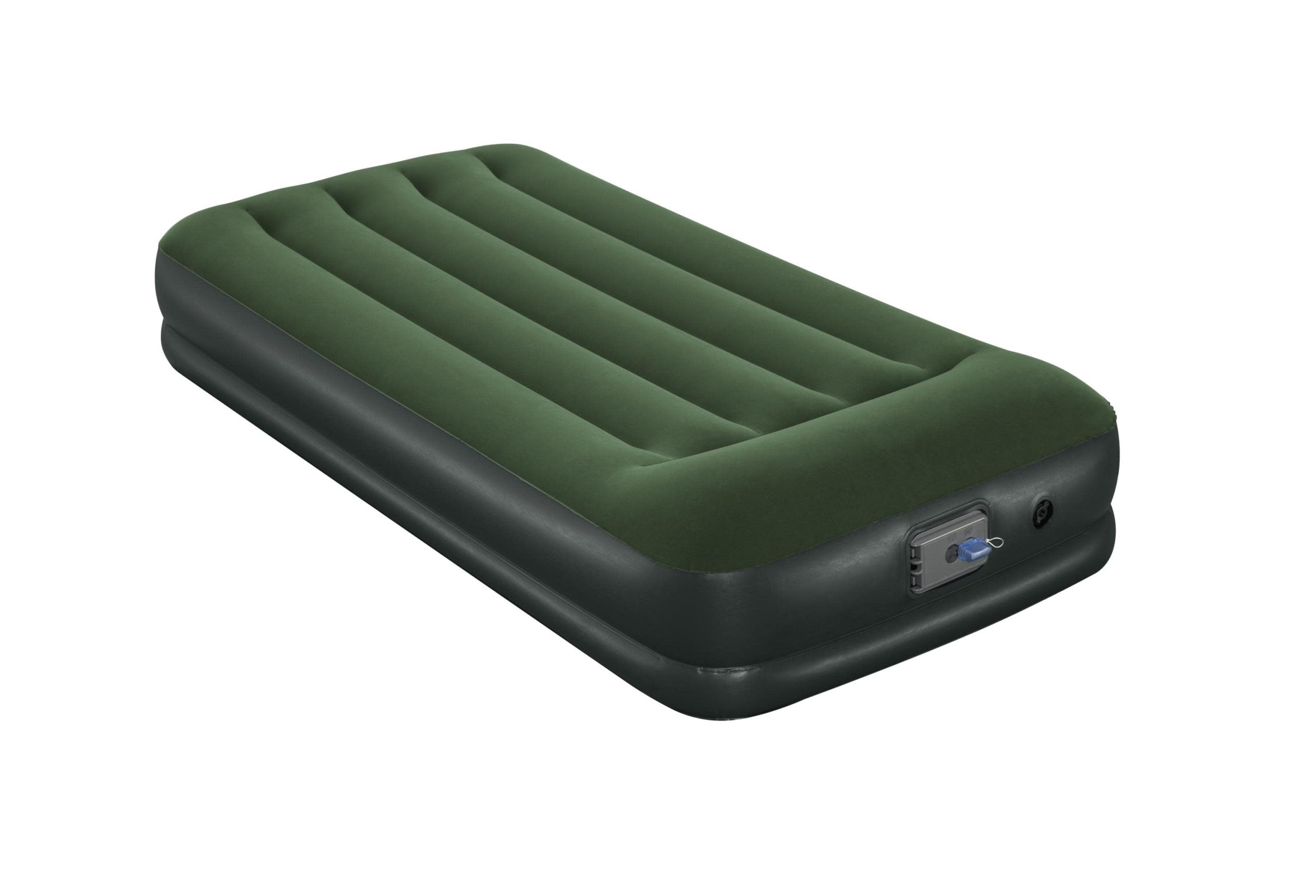 10da98918596ce2b932610470c7e8e8791450f47343869fec92f79e23d8788e4.jpg Trail 14 Air Mattress with In & Out Pump. Twin - Image 1