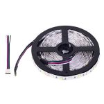 BTF-LIGHTING 5050 RGBW RGB+Cool White(6000K-7000K) 150RGB+150White LED 5M 16.4ft 60LEDs/m Multi-Colored LED Tape Lights IP30 Non-Waterproof 10mm